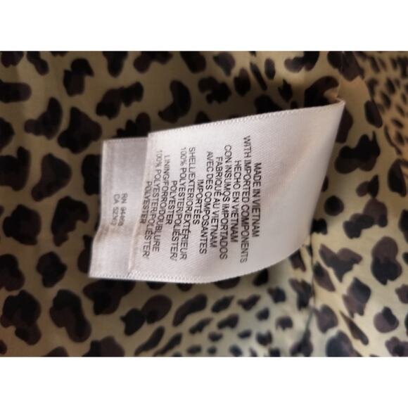 Women's Liz Claiborne Hooded Winter Coat Large Black Full Zip - Picture 10 of 11